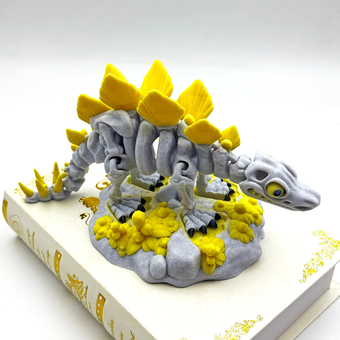 🦕 Skeleton Stegosaurus – Customizable 3D Printed Dino Fossil Model