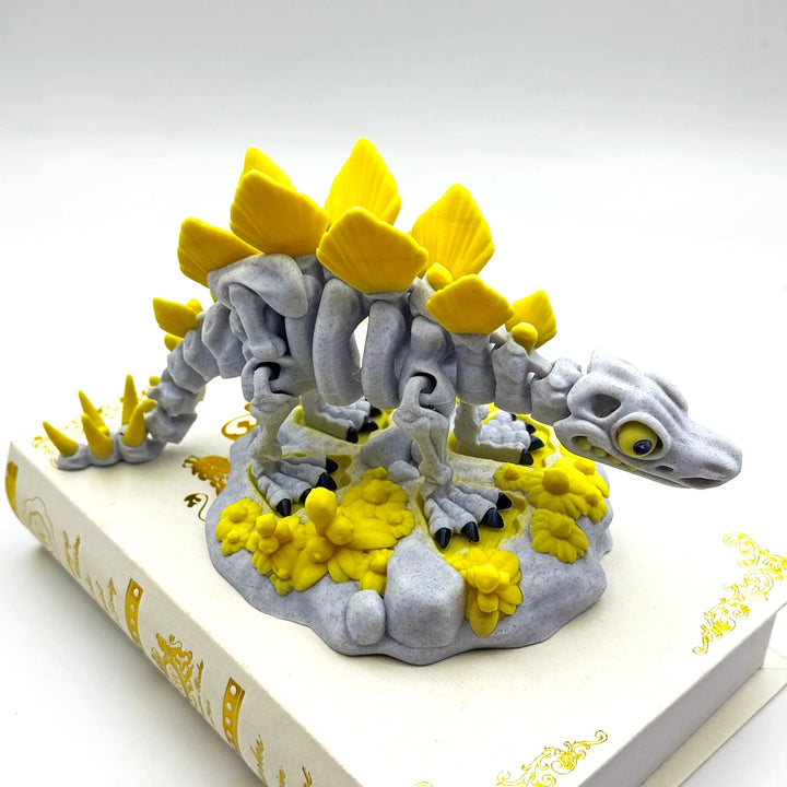 🦕 Skeleton Stegosaurus – Customizable 3D Printed Dino Fossil Model