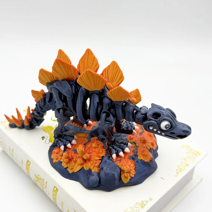 🦕 Skeleton Stegosaurus – Customizable 3D Printed Dino Fossil Model