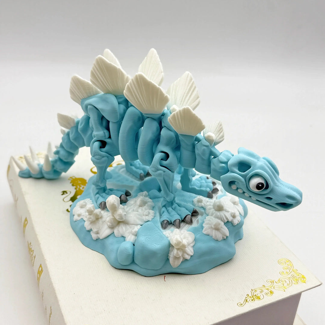 🦕 Skeleton Stegosaurus – Customizable 3D Printed Dino Fossil Model