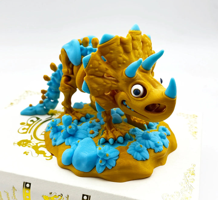 🦖 Skeleton Triceratops – Customizable 3D Printed Dinosaur Fossil Model