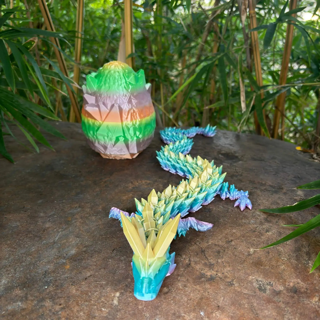 3D Printed Crystal Dragon