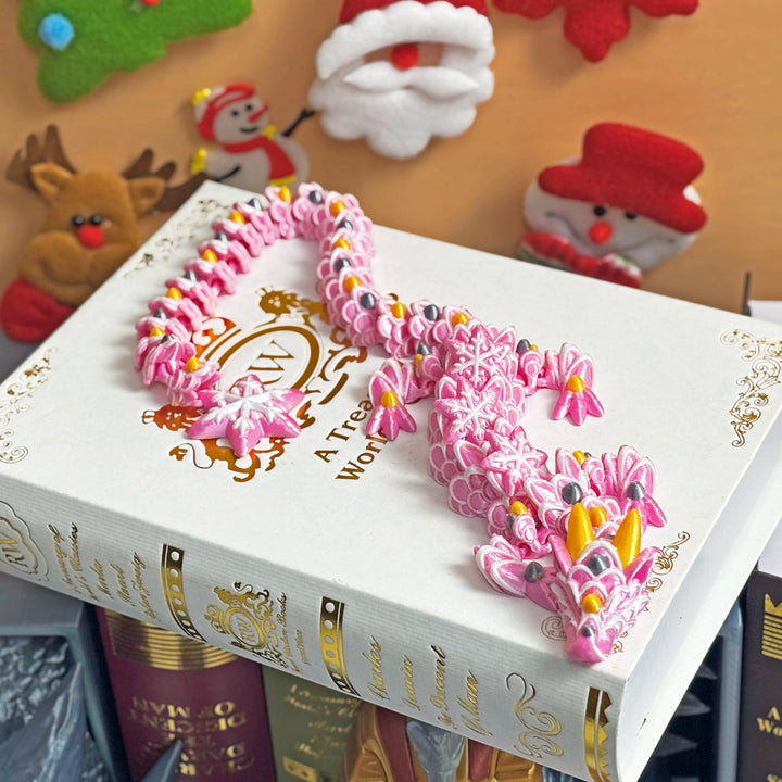 Gingerbread-Inspired Dragon – Customizable, Cozy Fantasy Figurine in 70+ Colors