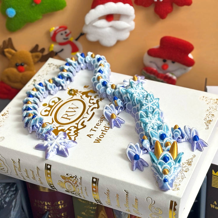 Gingerbread-Inspired Dragon – Customizable, Cozy Fantasy Figurine in 70+ Colors