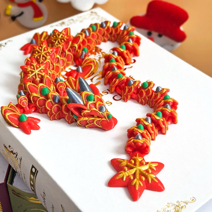 Gingerbread-Inspired Dragon – Customizable, Cozy Fantasy Figurine in 70+ Colors