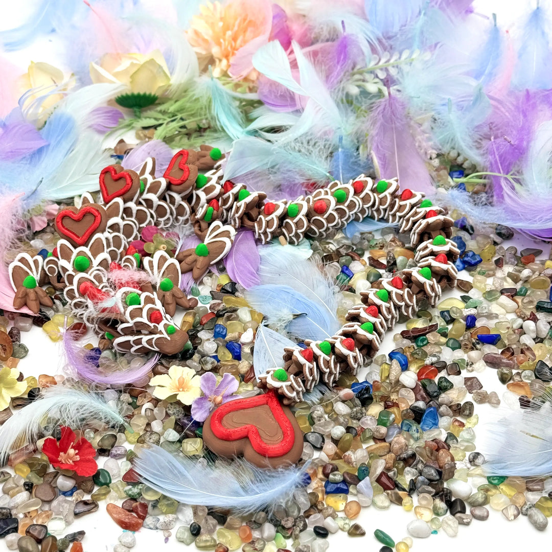 Heart Cookie Dragon! - Customizable 3D Printed Fantasy Dragon