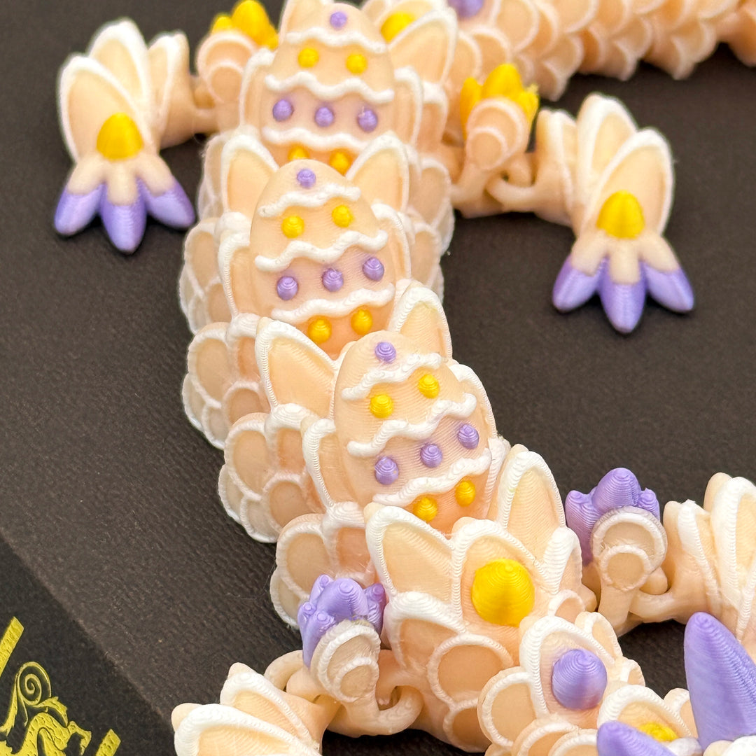 Easter Cookie Dragon - Customizable 3D Printed Fantasy Dragon