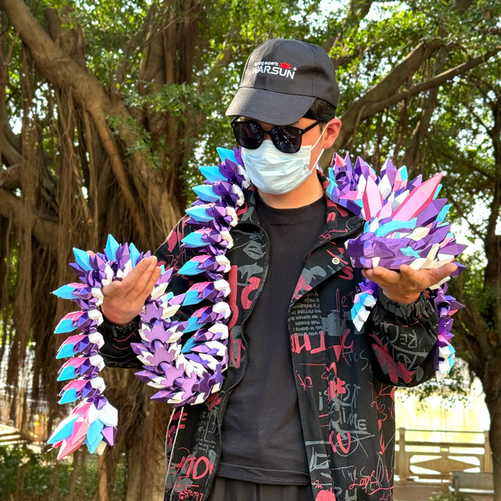 6.7 ft Giant Crystal Dragon – Customizable 3D Printed Fantasy Figurine / Decor