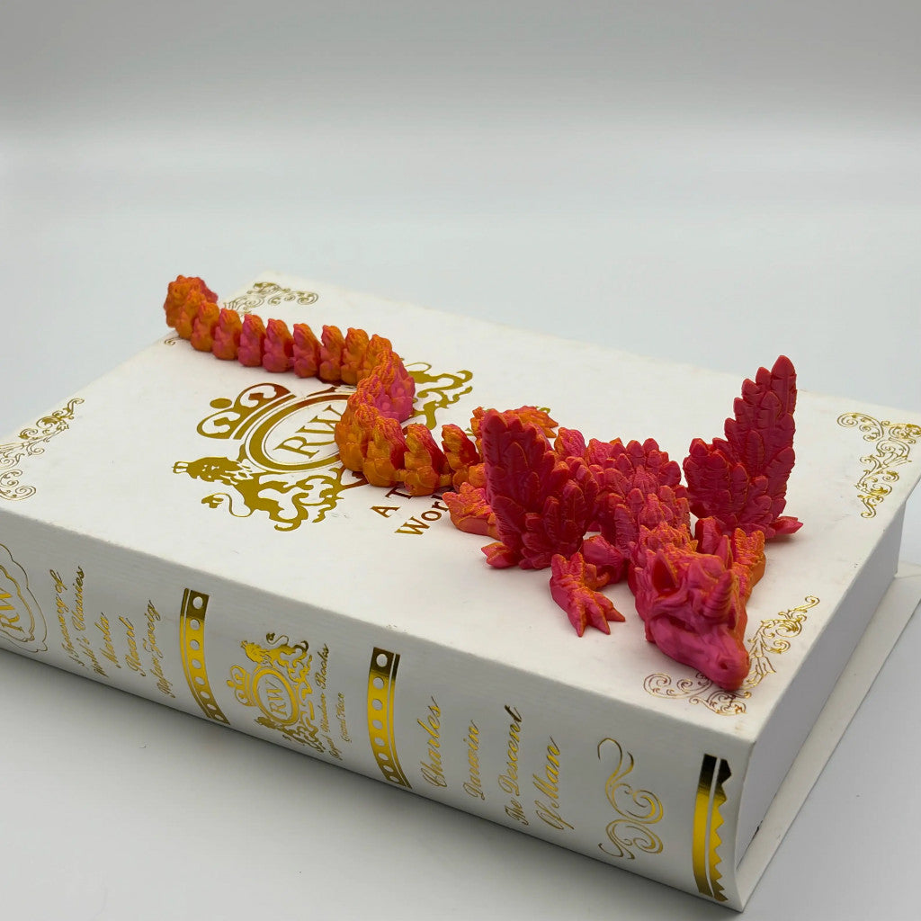 Pegaso articulado impreso en 3D con diseño de unicornio y dragón: diseño con bisagras, juguete antiestrés flexible y decoración para el hogar