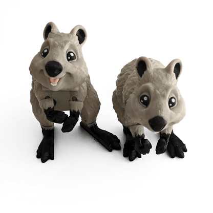 Juguete Quokka articulado impreso en 3D: PLA ecológico, personalizable y una idea de regalo única