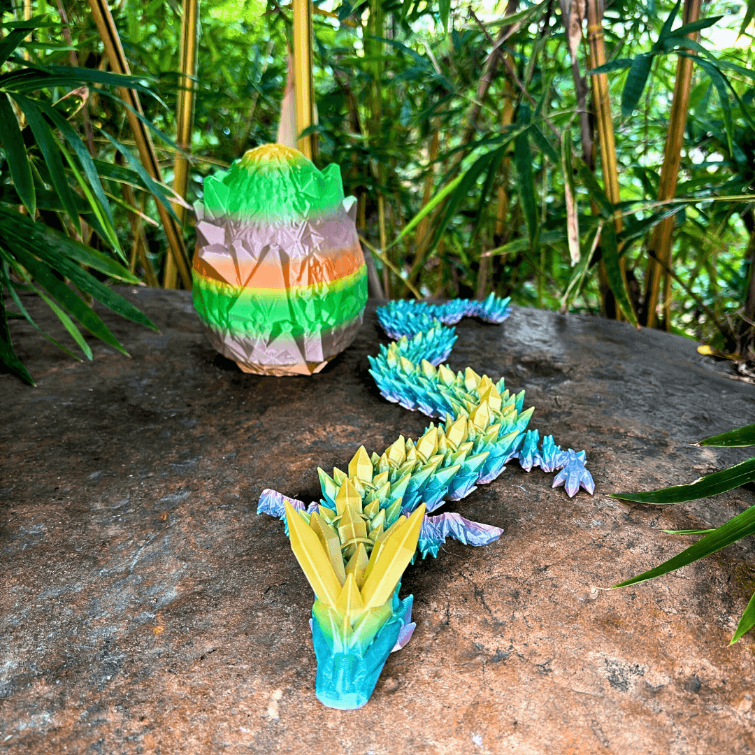 3D Printed Crystal Dragon