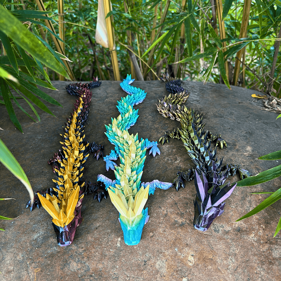 3D Printed Crystal Dragon