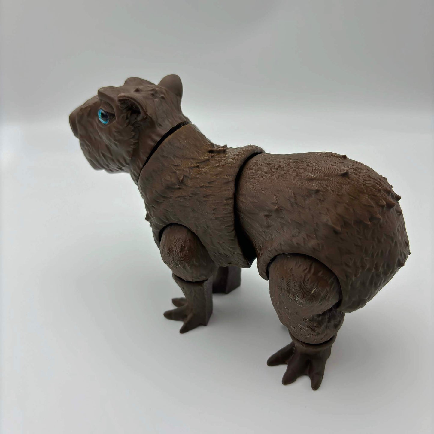 Capibara articulada impresa en 3D: PLA personalizable, flexible y ecológico