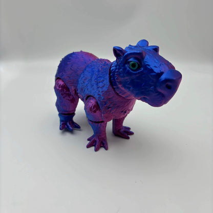 Capibara articulada impresa en 3D: PLA personalizable, flexible y ecológico