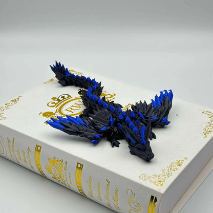 3D Printed Crystal Winged Dragon