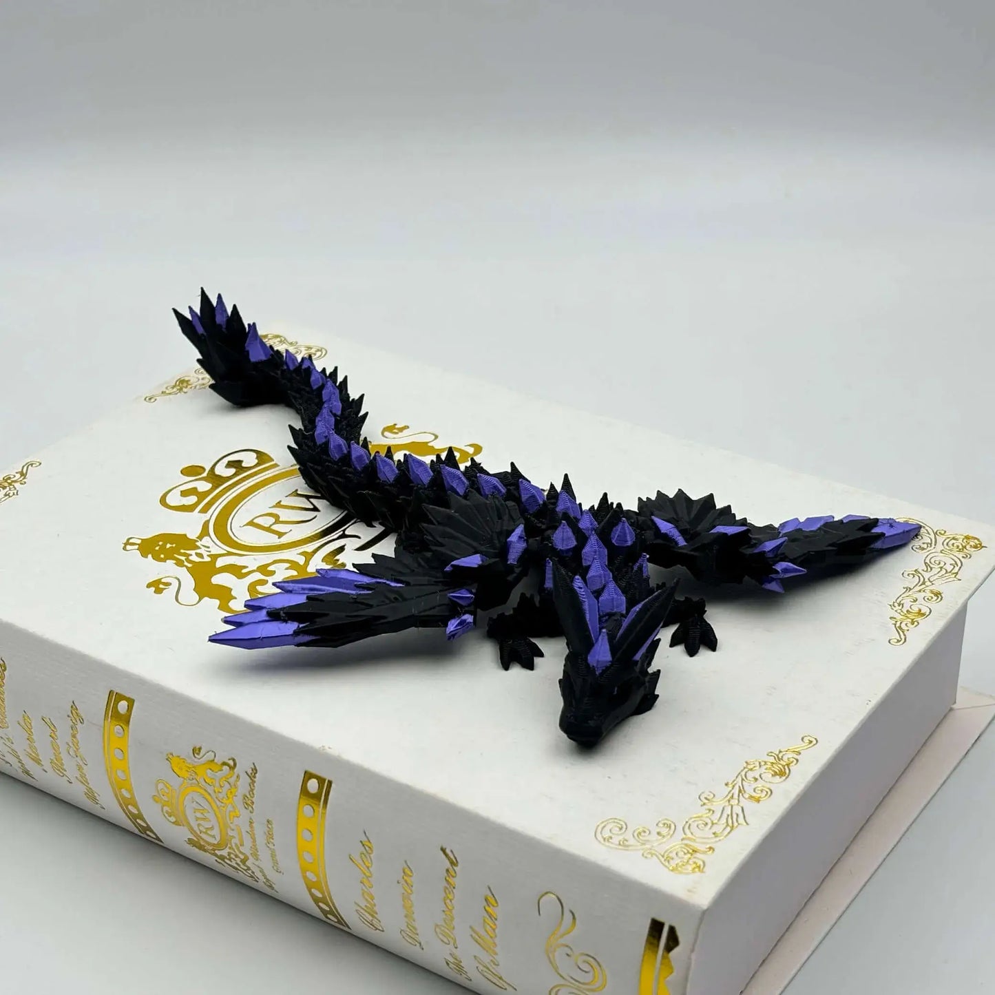 3D Printed Crystal Winged Dragon