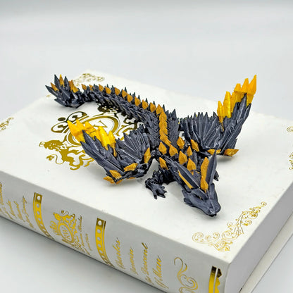 3D Printed Crystal Winged Dragon