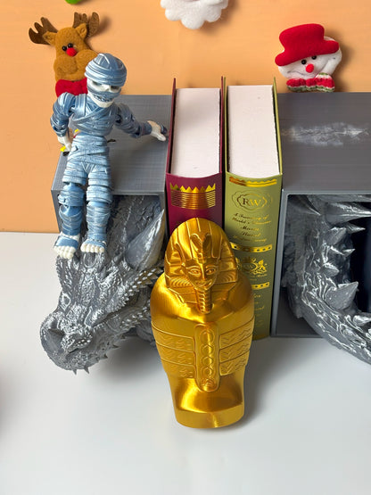 3D Printed Mummy with Sarcophagus - Eco-Friendly Collectible