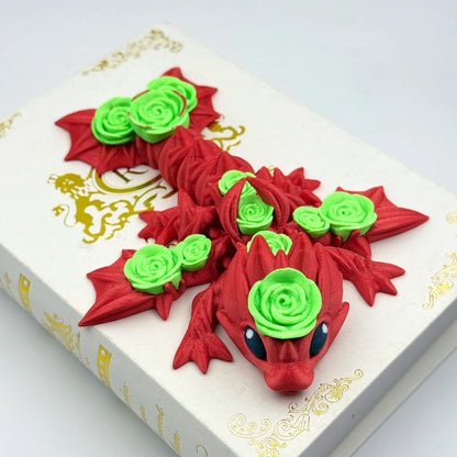 Baby Rose Dragon - Customizable 3D Printed Fantasy Dragon