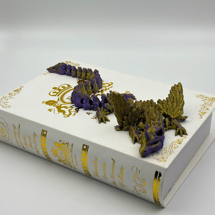 Pegaso articulado impreso en 3D con diseño de unicornio y dragón: diseño con bisagras, juguete antiestrés flexible y decoración para el hogar