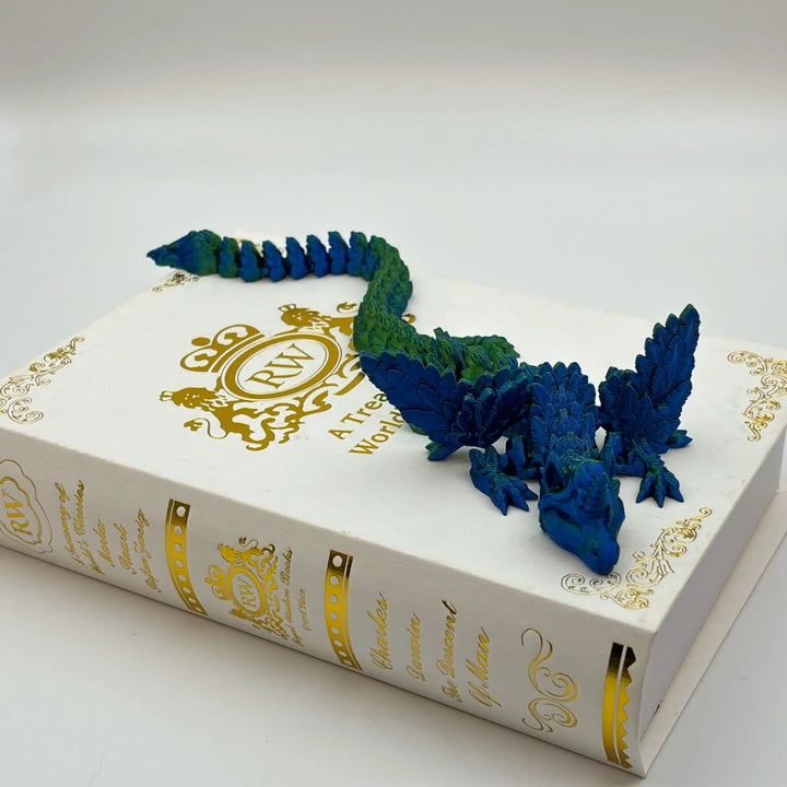 Pegaso articulado impreso en 3D con diseño de unicornio y dragón: diseño con bisagras, juguete antiestrés flexible y decoración para el hogar