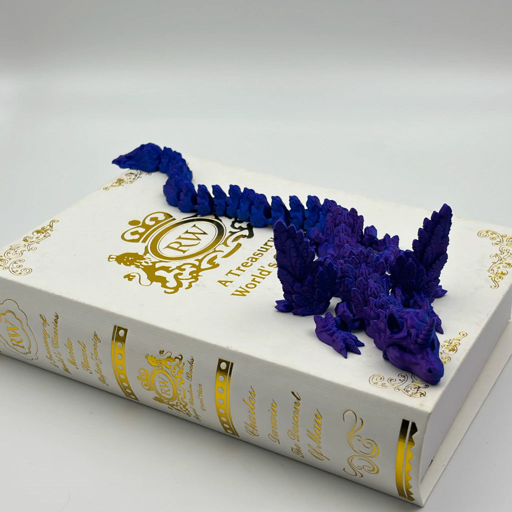 Pegaso articulado impreso en 3D con diseño de unicornio y dragón: diseño con bisagras, juguete antiestrés flexible y decoración para el hogar