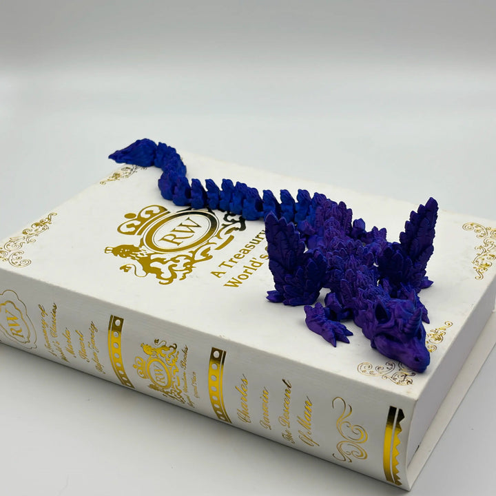 Pegaso articulado impreso en 3D con diseño de unicornio y dragón: diseño con bisagras, juguete antiestrés flexible y decoración para el hogar